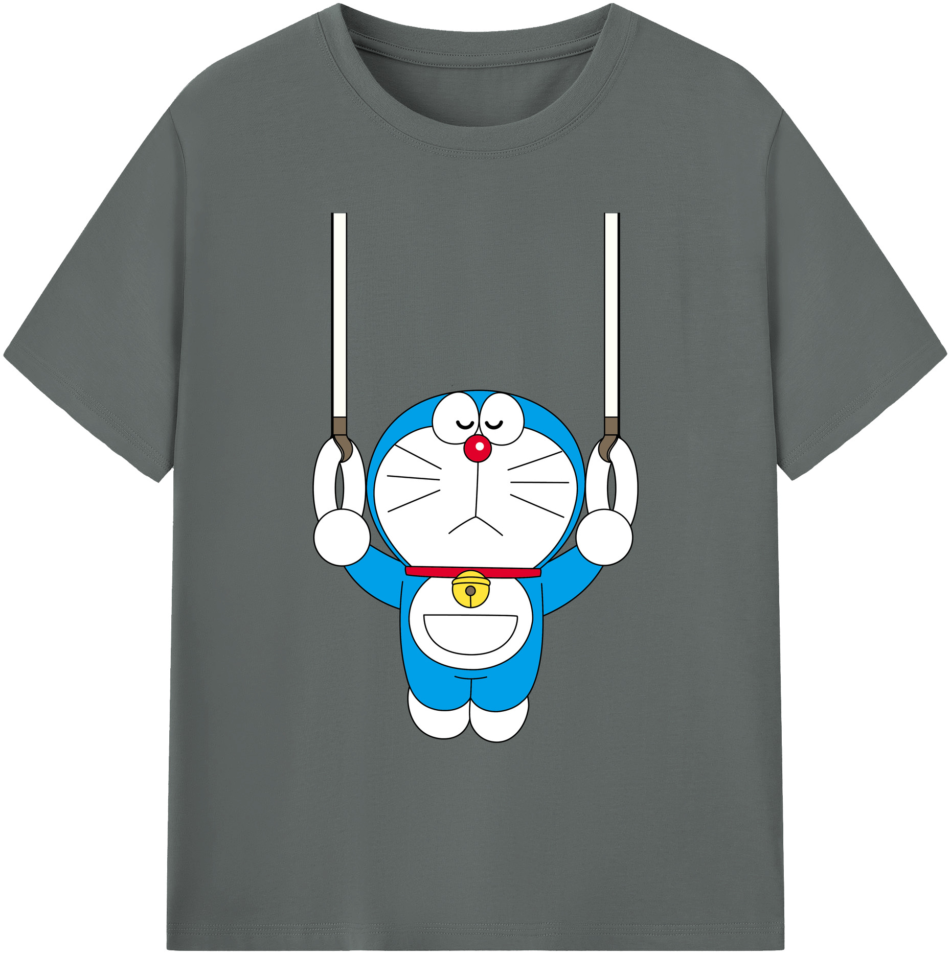 （画像用） ドラえもん Doraemon 綿100％ メンズ半袖Tシャツ｜肌触りやわらか＆通気性